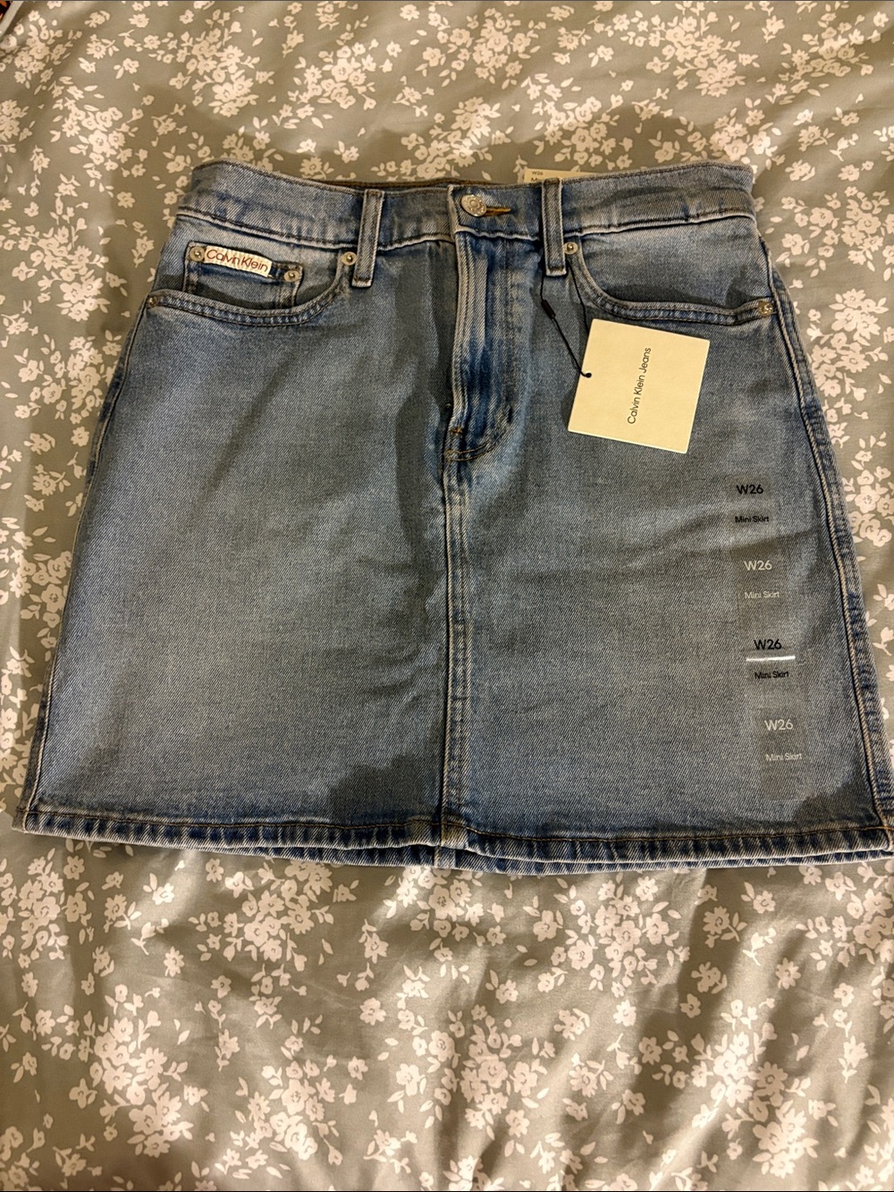 Calvin Klein Denim Mini Skirt